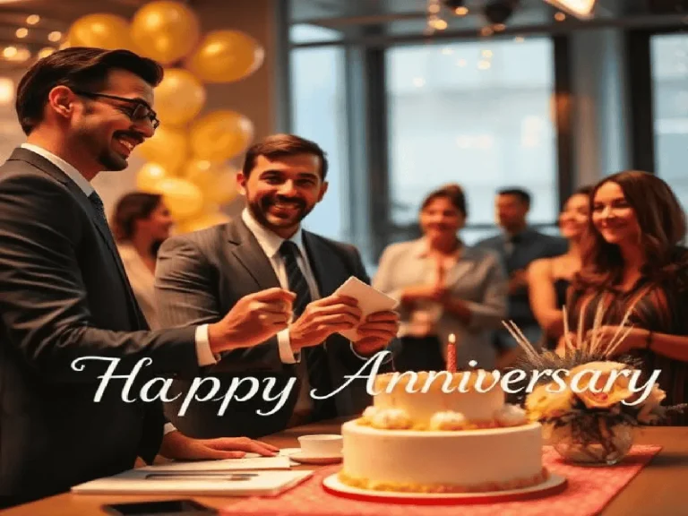 Work Anniversary Wishes image
