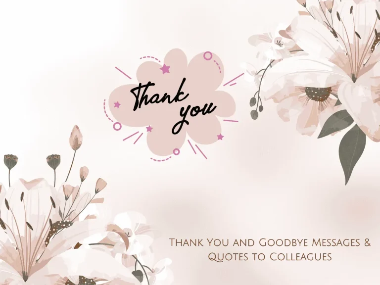 Thank You Goodbye Messages to Colleagues image