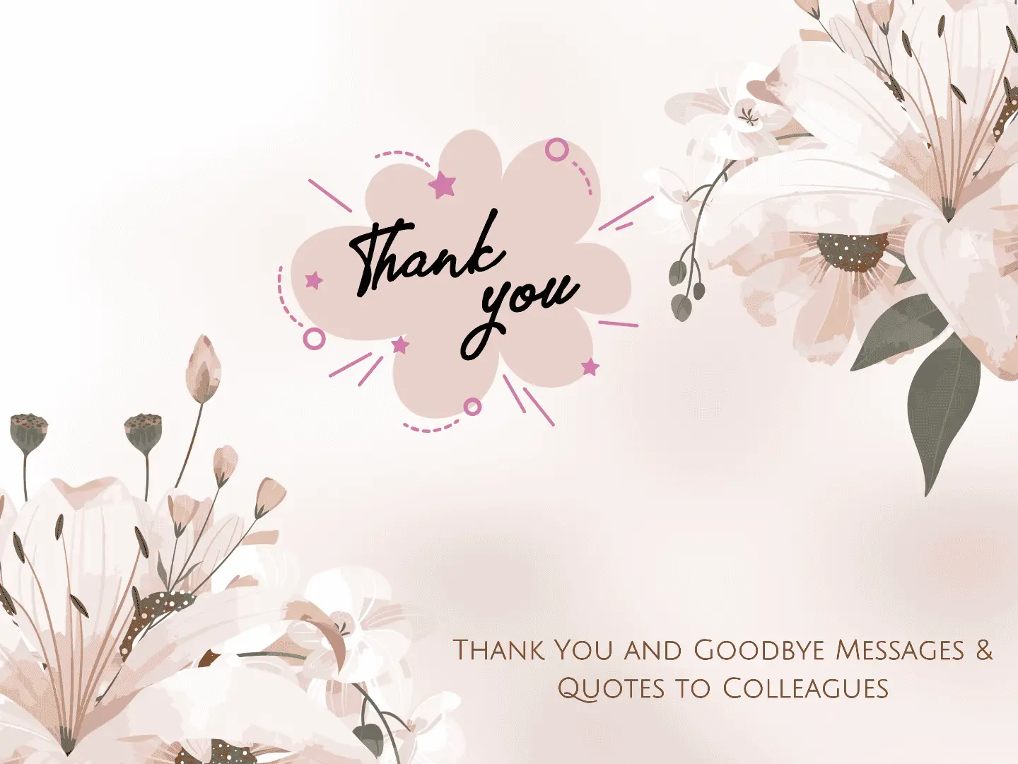 Thank You Goodbye Messages to Colleagues image