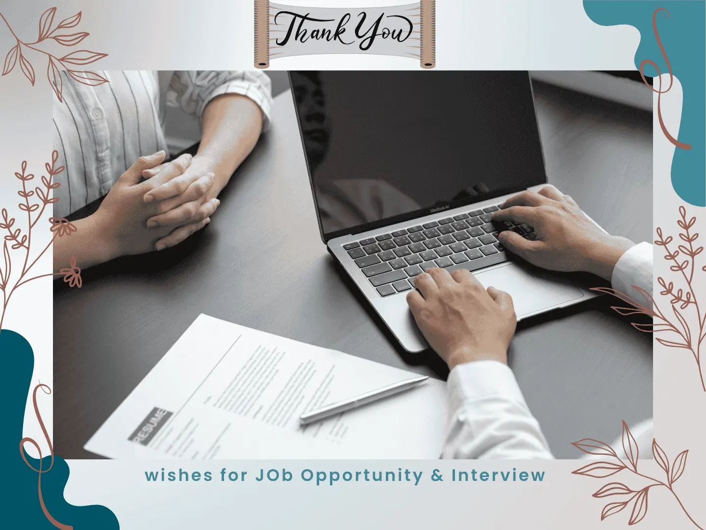 Thank you for JOb Opportunity & Interview image