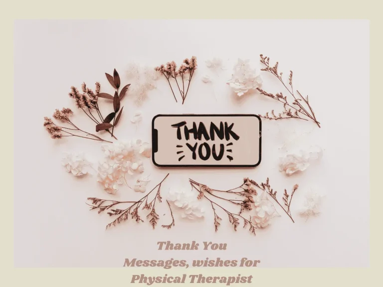 Thank You Messages to Physical Therapist image