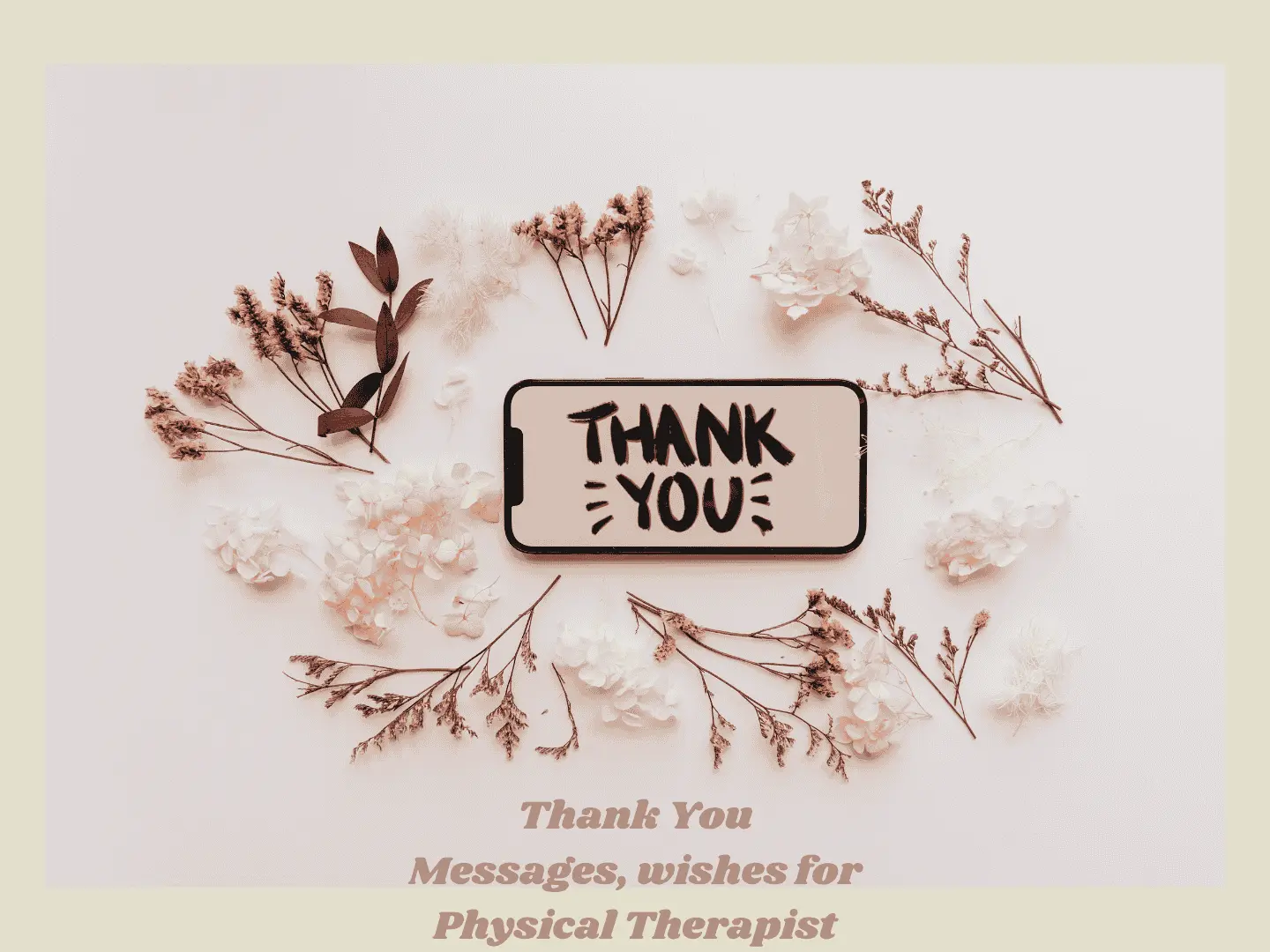 Thank You Messages to Physical Therapist image
