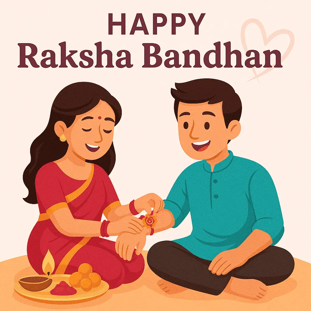 happy Raksha Bandhan image