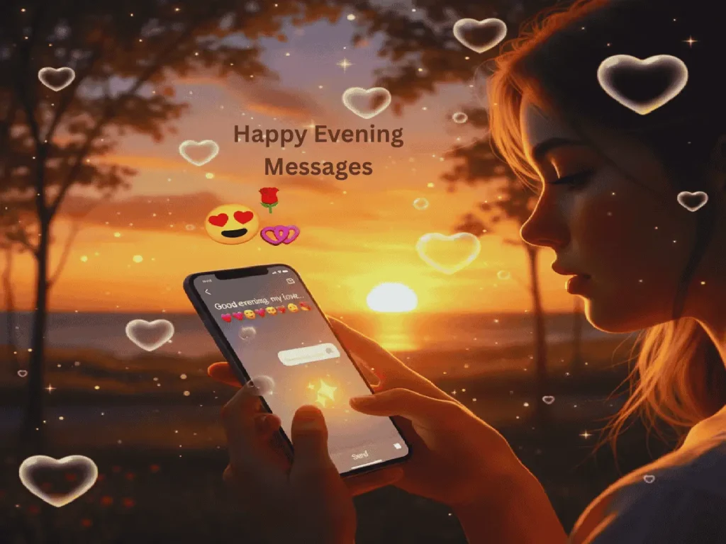 Good Evening Messages for Her image