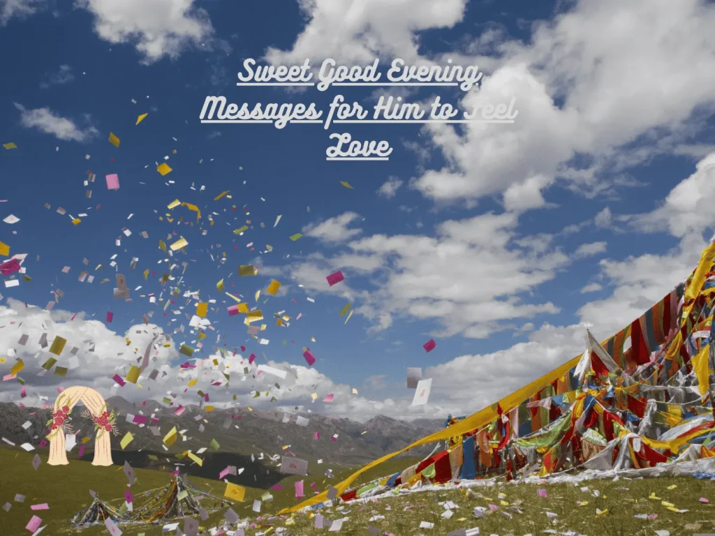 Good Evening Messages for My Love image