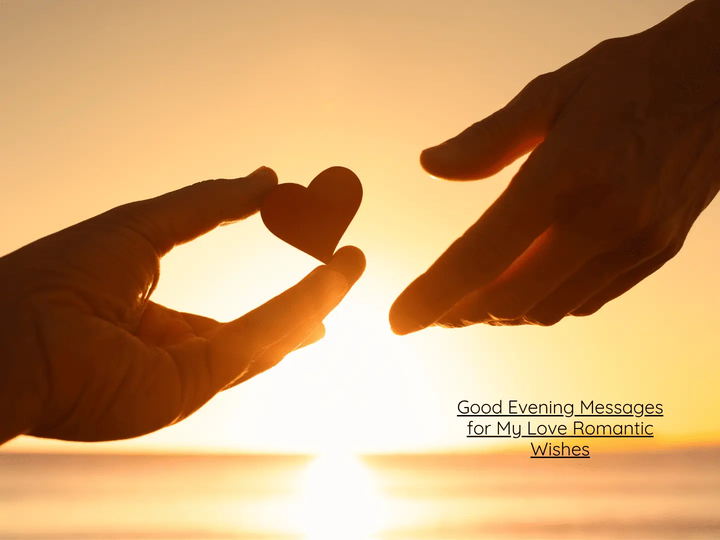 Good Evening Messages for Him to Feel Loved image