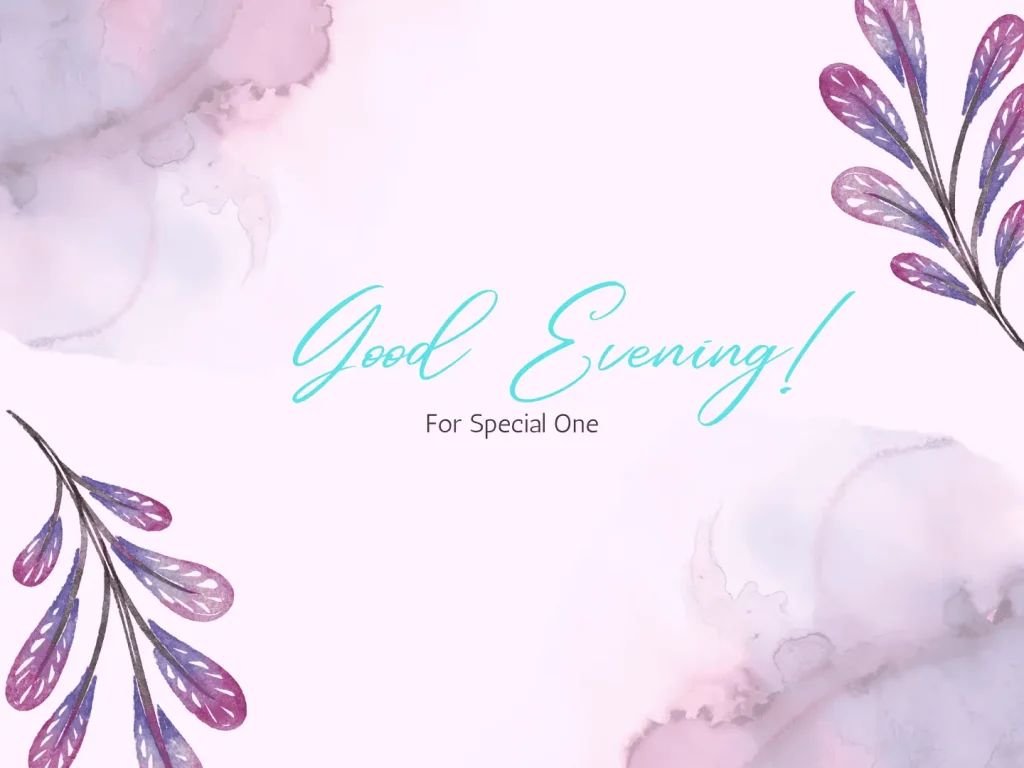 Good Evening Messages for Her image
