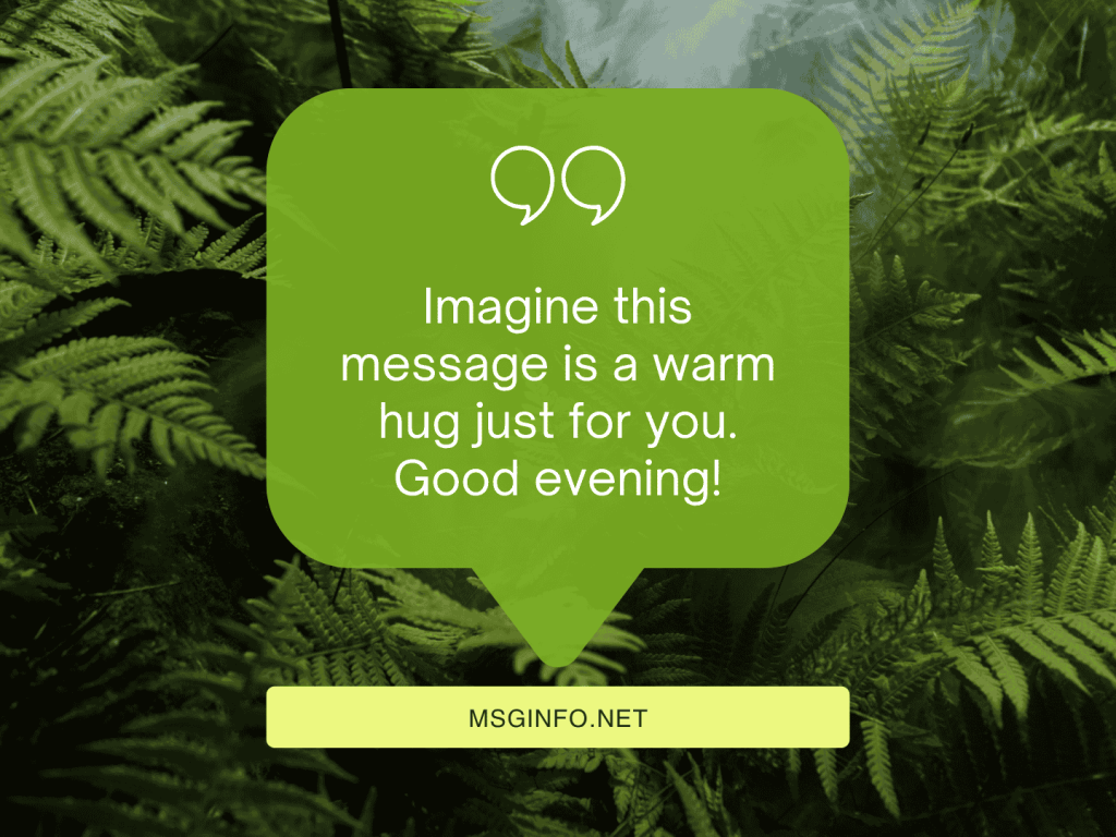 Good Evening Messages for in Love image