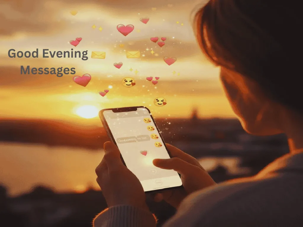 Romantic Good Evening Messages for Her image