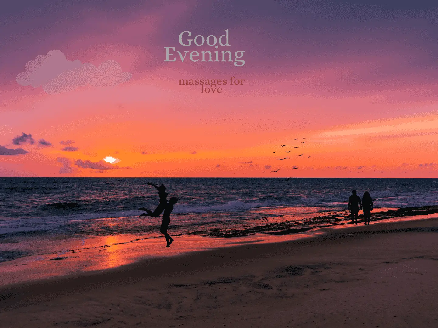 Sweet Evening Messages for Wife image