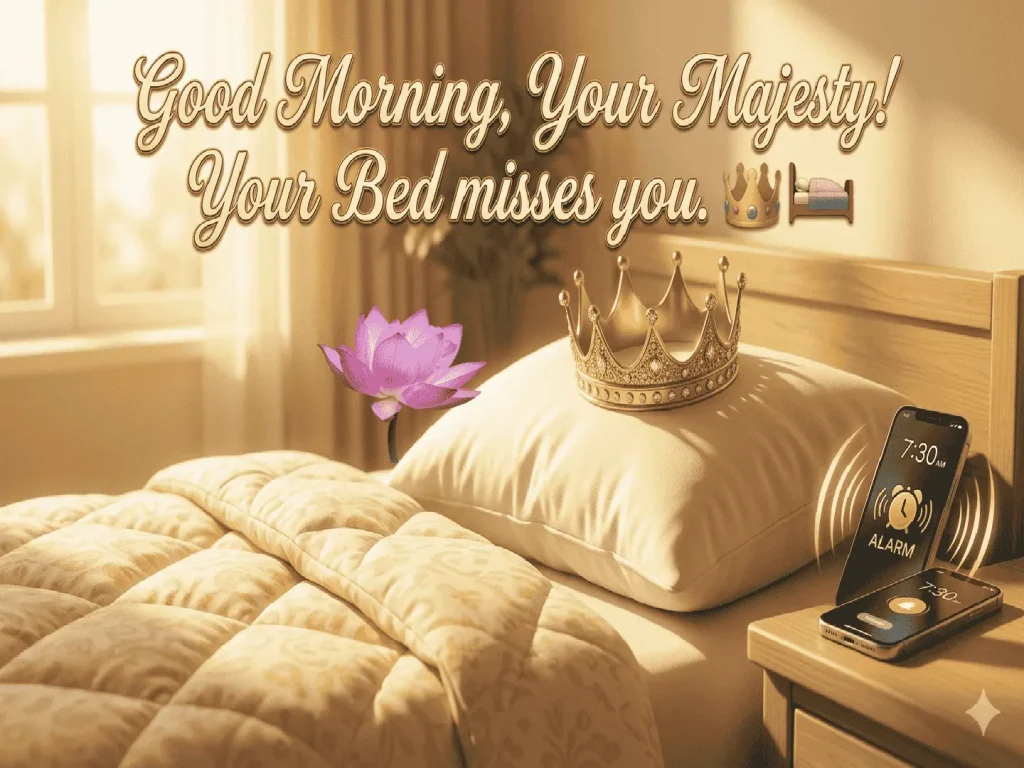 Funny Good Morning Messages for Her image