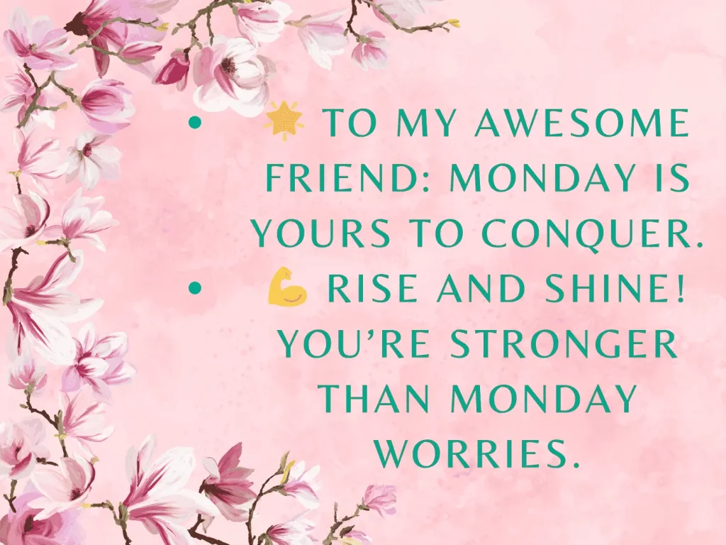 Short Positive Monday Good Morning Messages images